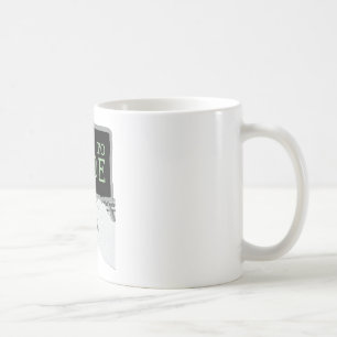Fött att kodifiera kaffemugg