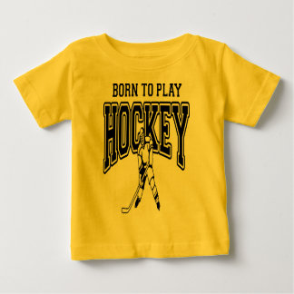 Fött att leka hockey (svarten) t shirt