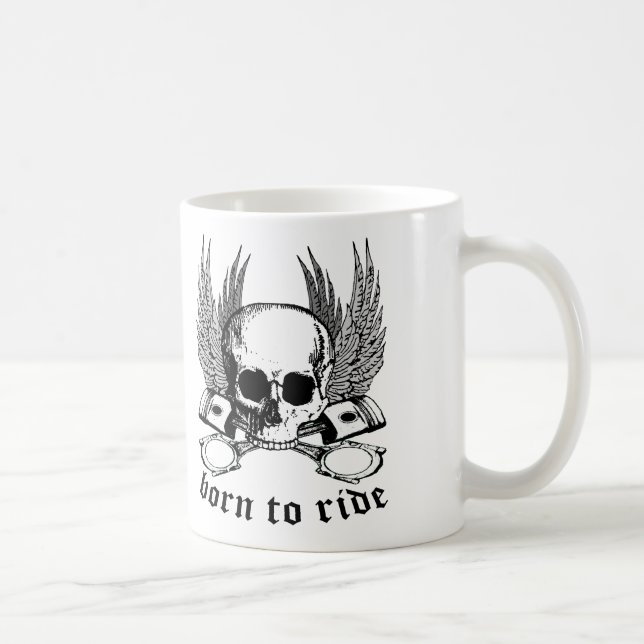 Fött att rida kaffemugg (Höger)