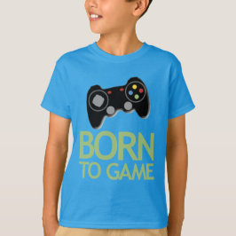 Fött att spela t shirt