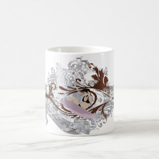 Fött att surfa muggen magisk mugg