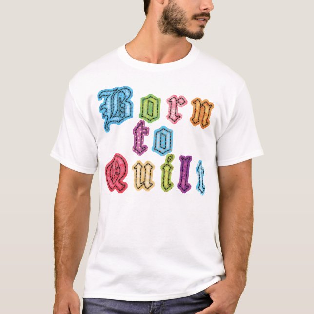 Fött att vaddera t-shirt (Framsida)