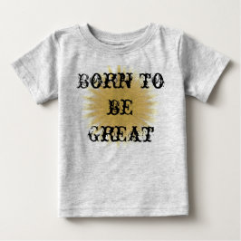 Fött att vara underbara inspireras småbarnbarn t shirt