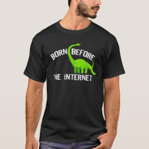 Fött för internet tee shirt