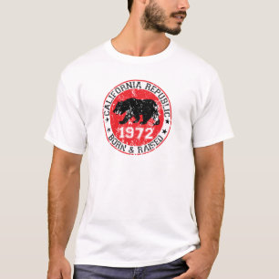 Fött för Kalifornien republik som lyfts 1970 Tee