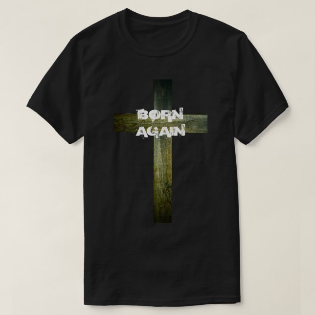 "Fött igen med träkor ", Tröja (Design framsida)