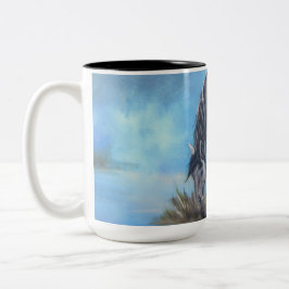 "Fött på mugg för kaffe för gryning" vildhäst