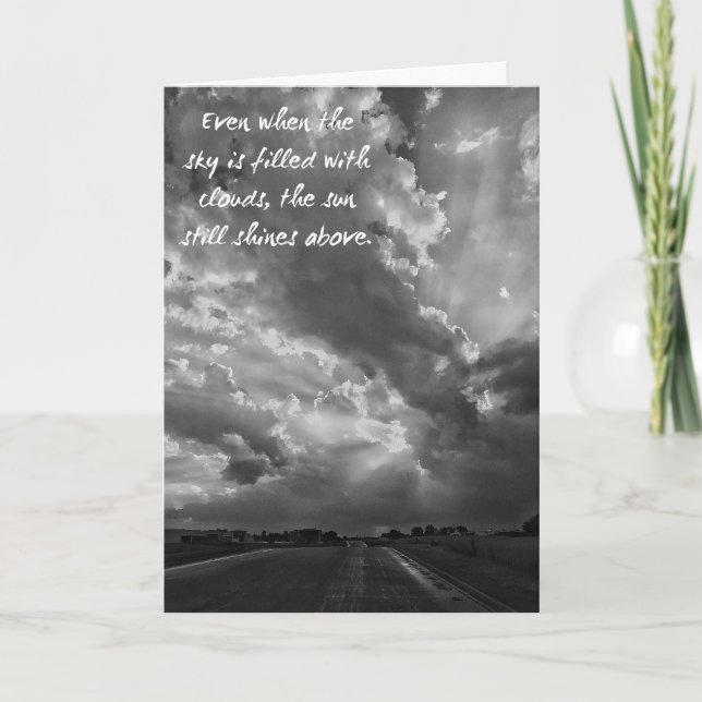 Fött till skenkortet av uppmuntran kort (Framsida)