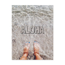 FÖTTER I HAVET POSTKORT