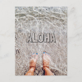 FÖTTER I HAVET POSTKORT VYKORT