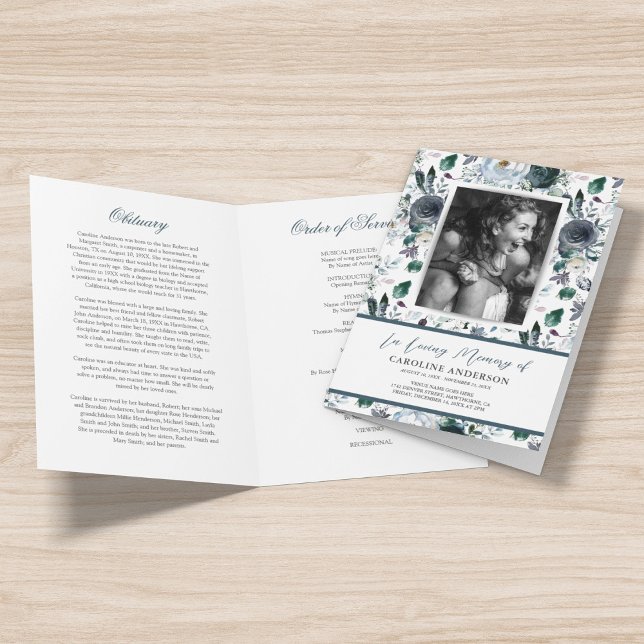 FoTU-program för blå Blommigt Program (Skapare uppladdad)