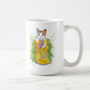 Fotvandra kattunge kaffemugg