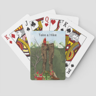 Fotvandra leka kort spel kort