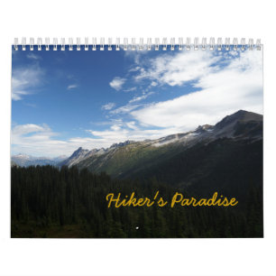 Fotvandrare paradiskalender kalender