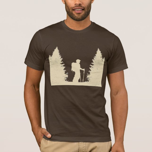Fotvandraret-skjorta T Shirt (Framsida)