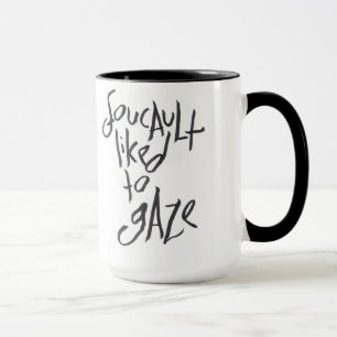 Foucault gillade för att stirra mugg