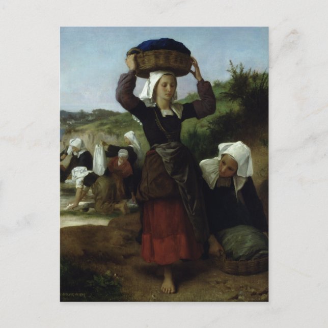 Fouesnants västkvinnor av Bouguereau Vykort (Framsida)