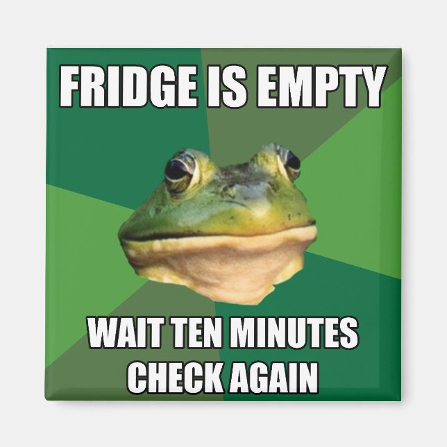 Foul Bachel Frog Tom Fridge Magnet (Framsidan)