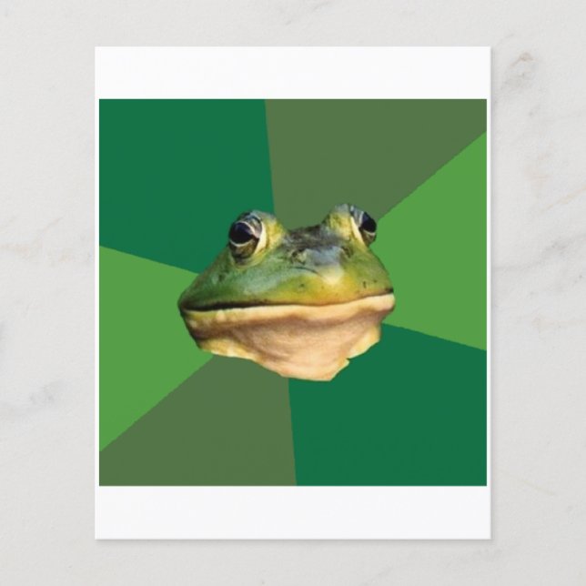 Foul Bachelor Frog Advice Animal Memine Flygblad (Framsidan)