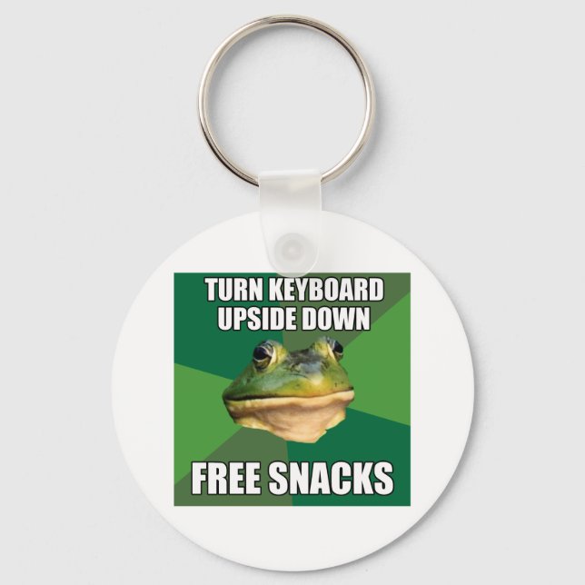Foul Bachelor Frog Free Snscks Nyckelring (Framsida)
