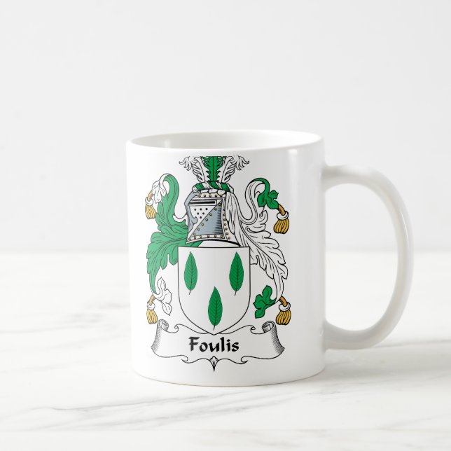 Foulis familjvapensköld kaffemugg (Höger)