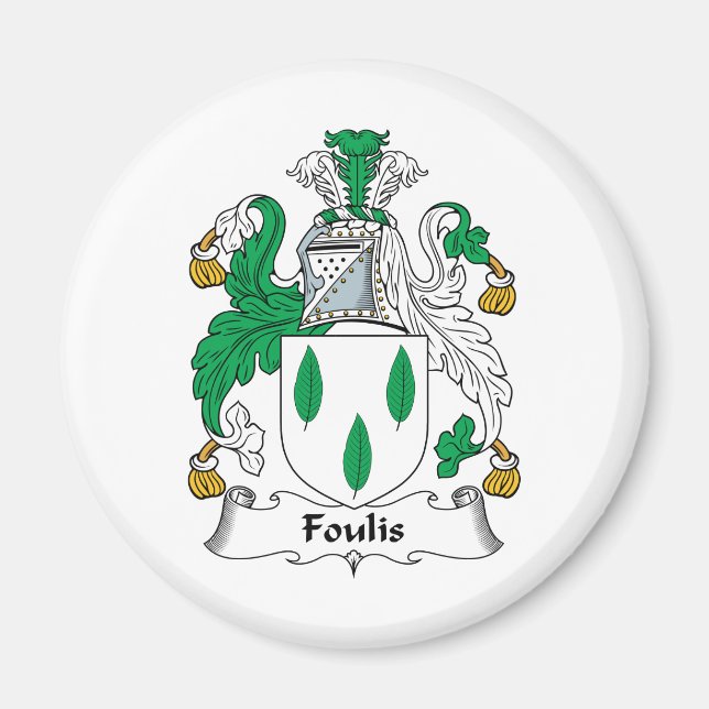 Foulis Family Crest Magnet (Framsidan)