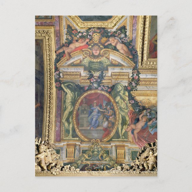 Foundation of the Hotel Royal des Vykort (Framsida)