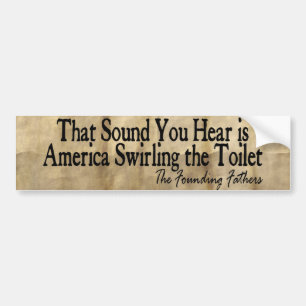 Founding fathers - Amerika virvla runt Bildekal