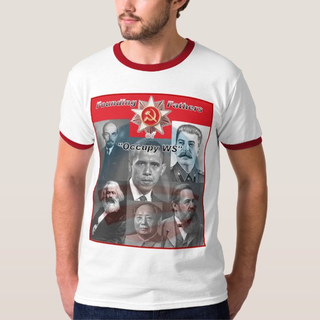 Founding fathers av "OWS ", T-shirt (Framsida)