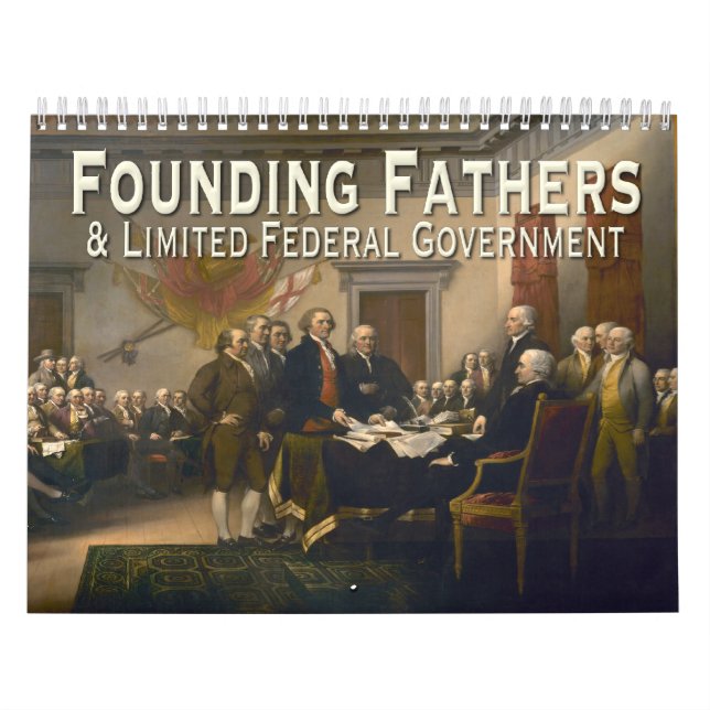Founding fathers & begränsada regerings- kalender (Omslag)