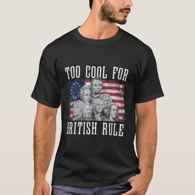 Founding fathers för Coola för den brittiska artik T Shirt (Framsida)