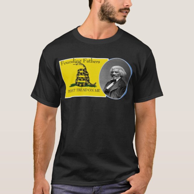 Founding fathers: gå inte på mig tee shirt (Framsida)