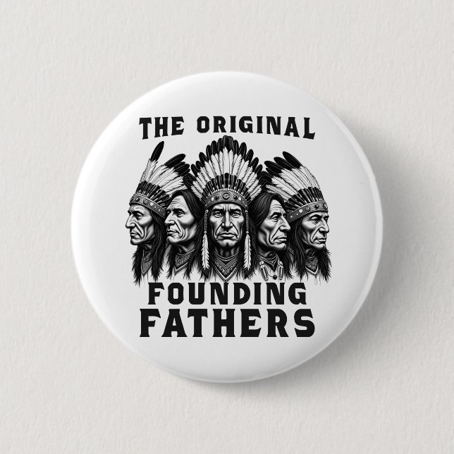 Founding fathers Native Indian Knapp (Framsida)