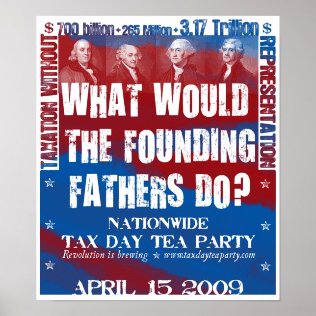 Founding fathers Small Poster (Framsidan)