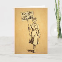 Founding fathers Suffragette Protest Art