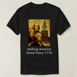 Founding fathersförklaring t-shirt