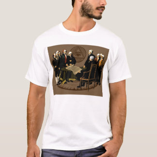 Founding fathersfrihet Juli 4, 1776 T Shirt