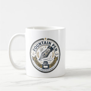 Fountain Pen Society - Elegant Minimalist Nib Kaffemugg