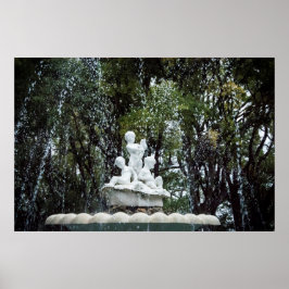 Fountaine i Varna, Bulgarien Poster