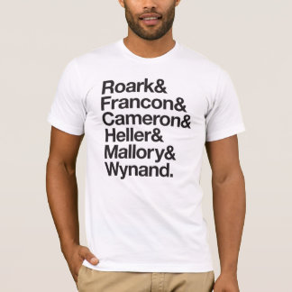 Fountainheadefternamnen T-shirt