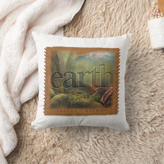 Four Elements - Earth - Pillow Kudde (Filt)