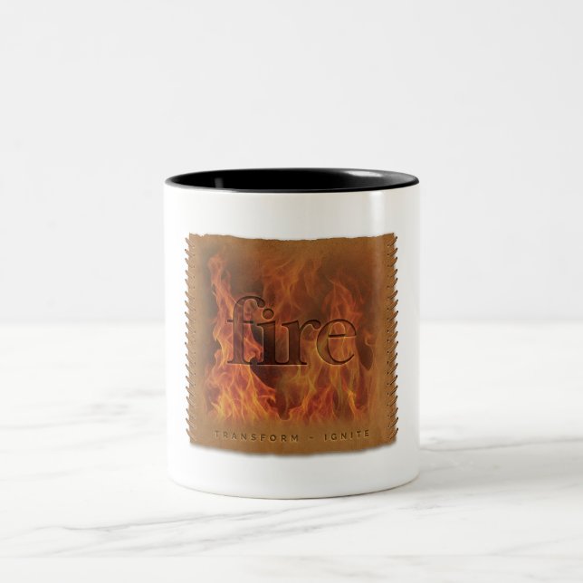 Four Elements - Fire - Coffee Mug Två-Tonad Mugg (Center)