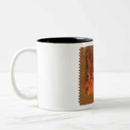 Four Elements - Fire - Coffee Mug Två-Tonad Mugg