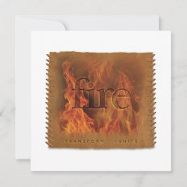 Four Elements - FIRE - Personalized Notecard Anteckningskort