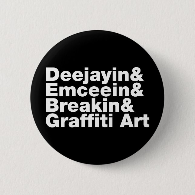 Four Elements of Hip Hop Knapp (Framsida)