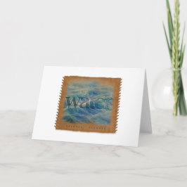 Four Elements - Water - Greeting Card Tack Kort