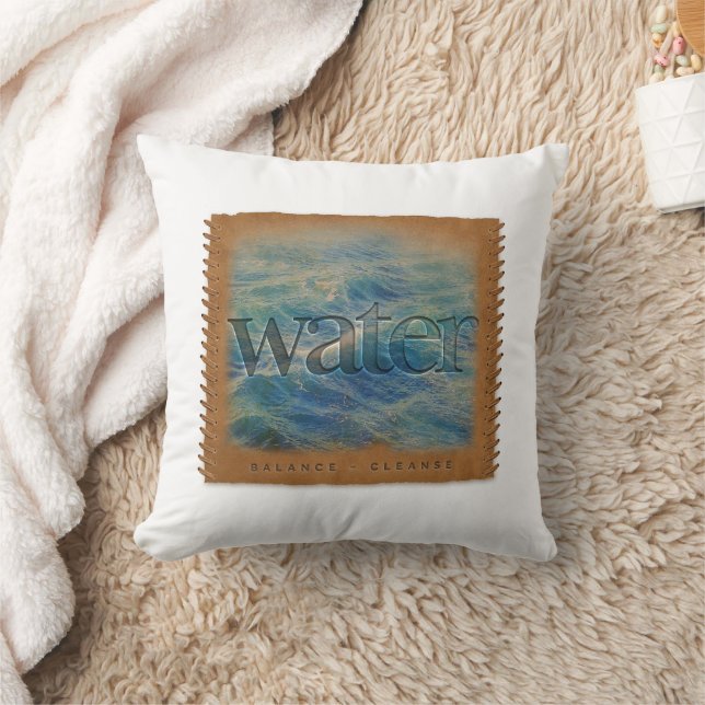 Four Elements - Water - Pillow Kudde (Filt)