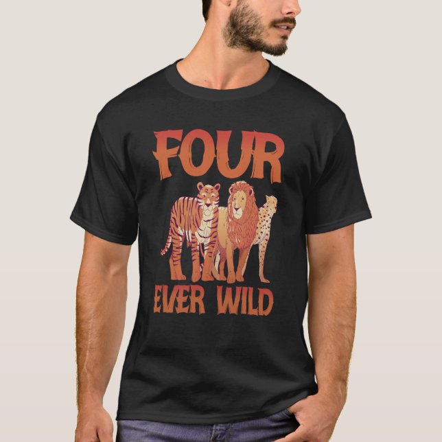 Four Ever Wild  Swea T Shirt (Framsida)