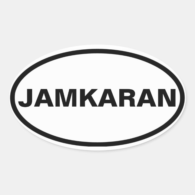 FOUR Jamkaran Ovalt Klistermärke (Framsida)