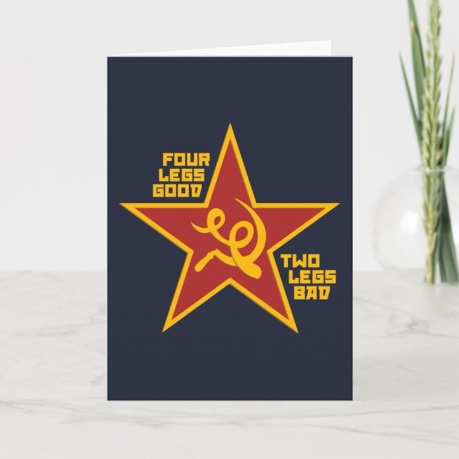 Four legs good kort (Framsida)